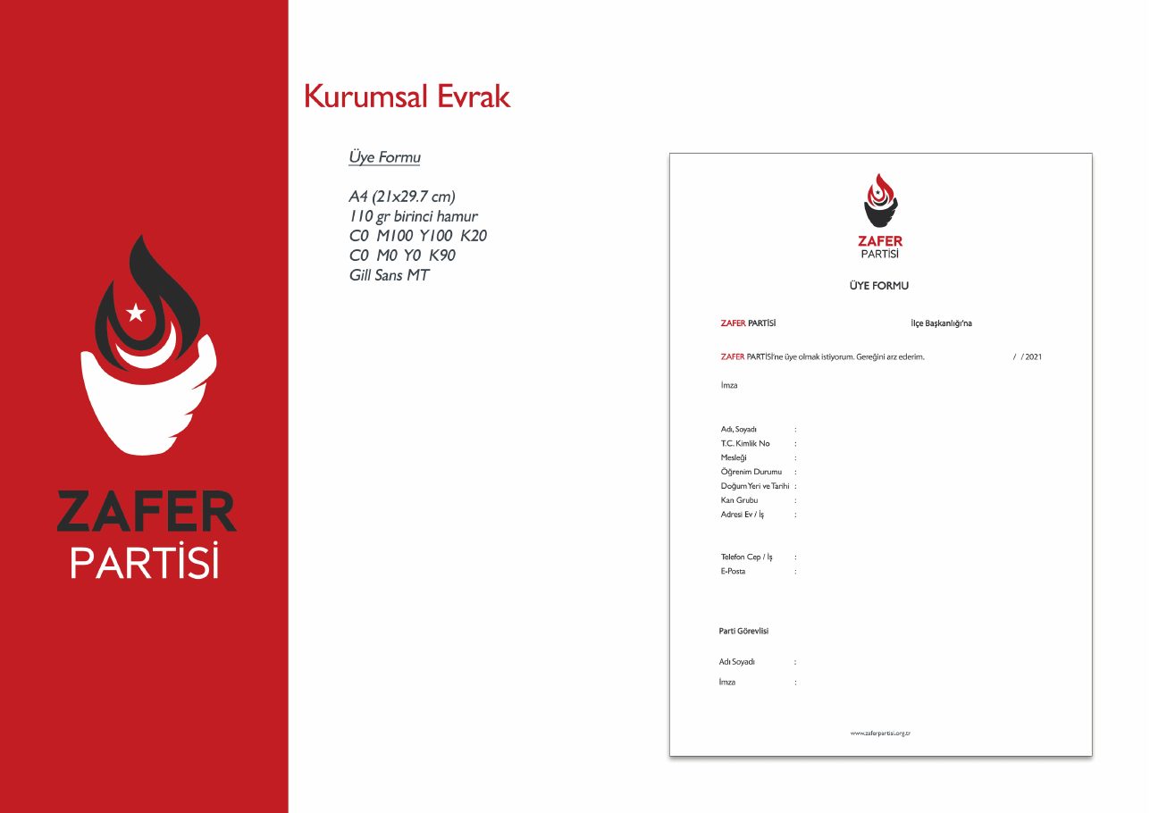 Üye Formu · A4